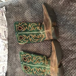 Green Twisted X Boots